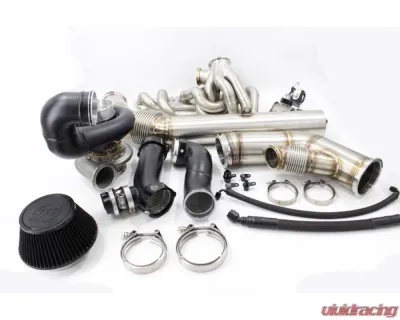 VTT FAB B58 Factory Control EWG Top Mount Single Turbo Kit w/ PTE Gen2 6870 & Mid-Frame T4 V-Band .81 Housing - VTT-FAB-B58-SINGLE-PTE-G2-6870-81-1