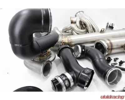 VTT FAB B58 Factory Control EWG Top Mount Single Turbo Kit w/ PTE Gen2 6870 & Mid-Frame T4 V-Band .81 Housing - VTT-FAB-B58-SINGLE-PTE-G2-6870-81-1