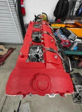 VTT Wrinkle Black S55/N55 EWG Cast Aluminum Valve Cover                                     - VTT-S55-CAST-VALVECOVER-BLACK - Image 9