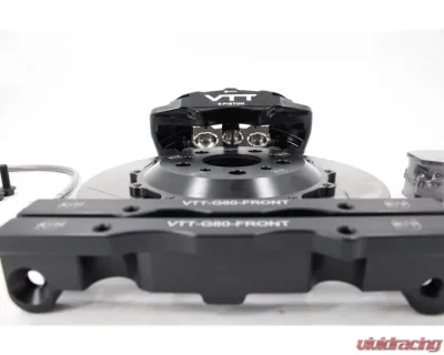 VTT Ultimate Lightweight Front Brake Kit Black BMW G8X - VTT-BMW-G8X-FRONT-BRAKE-BLK-6