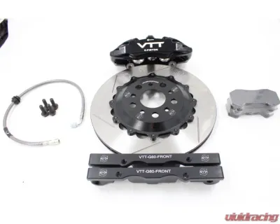 VTT Ultimate Lightweight Front Brake Kit Black BMW G8X - VTT-BMW-G8X-FRONT-BRAKE-BLK-6