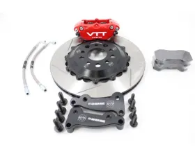 VTT Ultimate Red 4-Piston Lightweight Rear Race Brake Kit w/o Parking Brake BMW G8X
