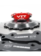 VTT Ultimate Red 4-Piston Lightweight Rear Race Brake Kit w/o Parking Brake BMW G8X                                     - VTT-BMW-G8X-REAR-BRAKE-RED-4 - Image 2