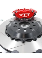 VTT Ultimate Red 4-Piston Lightweight Rear Race Brake Kit w/o Parking Brake BMW G8X                                     - VTT-BMW-G8X-REAR-BRAKE-RED-4 - Image 3