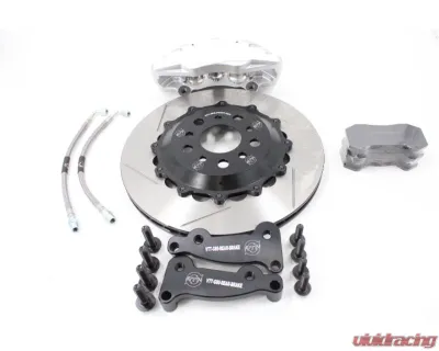 VTT Ultimate Silver 6-Piston Lightweight Rear Race Brake Kit w/o Parking Brake BMW G8X - VTT-BMW-G8X-REAR-BRAKE-SIL-6
