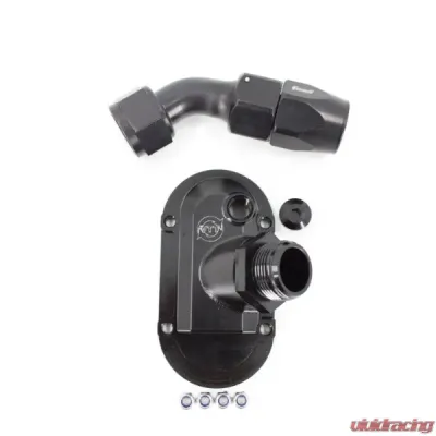 VTT -16AN Billet Crankcase Breather Housing 16ORB Fitting Porsche 911 | 930 1975-1989 - VTT-911-BREATHER-BLK-AN