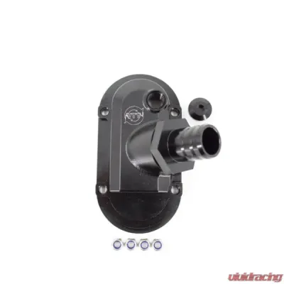 VTT 1" Barb Billet Crankcase Breather Housing 16ORB Fitting Porsche 911 | 930 1975-1989 - VTT-911-BREATHER-BLK-BARB