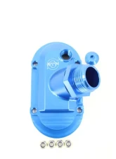 VTT -16AN Billet Crankcase Breather Housing 16ORB Fitting Porsche 911 | 930 1975-1989                                     - VTT-911-BREATHER-BLUE-AN - Image 7