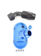 VTT -16AN Billet Crankcase Breather Housing 16ORB Fitting Porsche 911 | 930 1975-1989                                     - VTT-911-BREATHER-BLUE-AN - Image 7