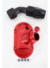 VTT -16AN Billet Crankcase Breather Housing 16ORB Fitting Porsche 911 | 930 1975-1989                                     - VTT-911-BREATHER-RED-AN - Image 7