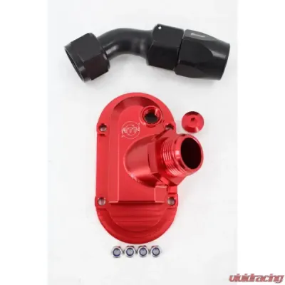 VTT -16AN Billet Crankcase Breather Housing 16ORB Fitting Porsche 911 | 930 1975-1989 - VTT-911-BREATHER-RED-AN