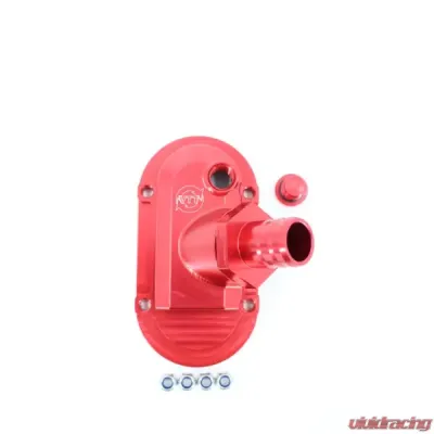 VTT 1" Barb Billet Crankcase Breather Housing 16ORB Fitting Porsche 911 | 930 1975-1989 - VTT-911-BREATHER-RED-BARB