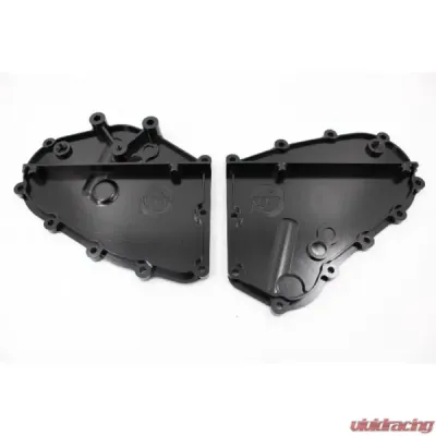 VTT Billet Timing Chain Covers Porsche 911 | 930 1974-1988 - VTT-911-TIMING-COVER-BLK