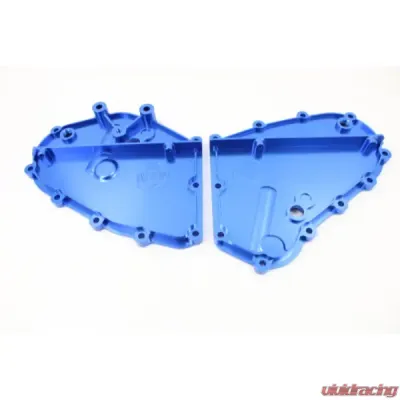 VTT Billet Timing Chain Covers Porsche 911 | 930 1974-1988 - VTT-911-TIMING-COVER-BLUE