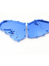 VTT Billet Timing Chain Covers Porsche 911 | 930 1974-1988                                     - VTT-911-TIMING-COVER-BLUE - Image 2