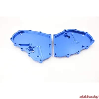 VTT Billet Timing Chain Covers Porsche 911 | 930 1974-1988 - VTT-911-TIMING-COVER-BLUE
