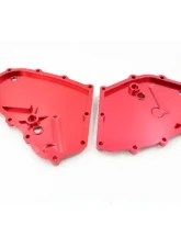 VTT Billet Timing Chain Covers Porsche 911 | 930 1974-1988                                     - VTT-911-TIMING-COVER-RED - Image 3