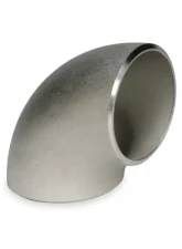 VTT 11/2" 10 Schedule Short Radius 90 Ace Race 321 Stainless Weld Els                                     - VTT-ACE-321-ELS-112-SR90-10 - Image 2