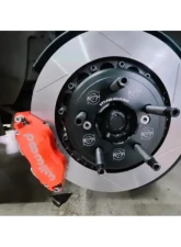 VTT 4 Piston HD Version GT36 Rotors Ultimate Lightweight Rear Brake Kit BMW F8X M2/3/4 2012-2019                                     - VTT-BMW-F8X-REAR-BRAKE-RED-4 - Image 2