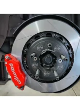 VTT 4 Piston HD Version GT36 Rotors Ultimate Lightweight Rear Brake Kit BMW F8X M2/3/4 2012-2019                                     - VTT-BMW-F8X-REAR-BRAKE-RED-4 - Image 5