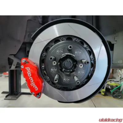 VTT 6 Piston HD Version GT36 Rotors Ultimate Lightweight Rear Brake Kit BMW F8X M2/3/4 2012-2019 - VTT-BMW-F8X-REAR-BRAKE-RED-6