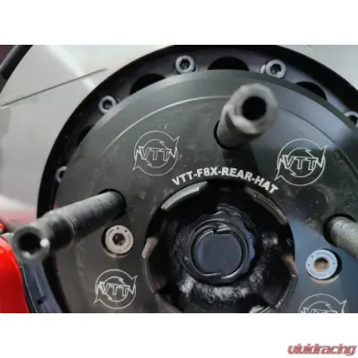 VTT 6 Piston HD Version GT36 Rotors Ultimate Lightweight Rear Brake Kit BMW F8X M2/3/4 2012-2019 - VTT-BMW-F8X-REAR-BRAKE-RED-6