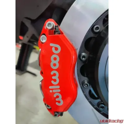VTT 6 Piston HD Version GT36 Rotors Ultimate Lightweight Rear Brake Kit BMW F8X M2/3/4 2012-2019 - VTT-BMW-F8X-REAR-BRAKE-RED-6