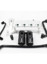 VTT Billet Valve Cover & Dual Catch Can Kit Honda Civic 10th Gen 2015-2022                                     - VTT-CIVIC-VC-CLR - Image 11