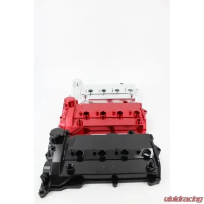 VTT Billet Valve Cover & Dual Catch Can Kit Honda Civic 10th Gen 2015-2022 - VTT-CIVIC-VC-CLR