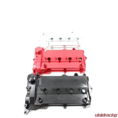 VTT Billet Valve Cover & Dual Catch Can Kit Honda Civic 10th Gen 2015-2022 - VTT-CIVIC-VC-CLR