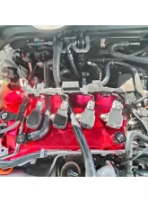 VTT Billet Valve Cover & Dual Catch Can Kit Honda Civic 10th Gen 2015-2022                                     - VTT-CIVIC-VC-RED - Image 18
