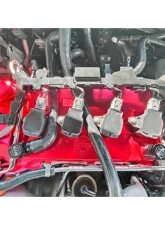VTT Billet Valve Cover & Dual Catch Can Kit Honda Civic 10th Gen 2015-2022                                     - VTT-CIVIC-VC-RED - Image 20