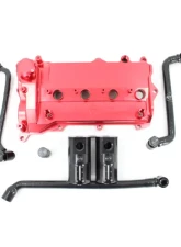 VTT Billet Valve Cover & Dual Catch Can Kit Honda Civic 10th Gen 2015-2022                                     - VTT-CIVIC-VC-RED - Image 8