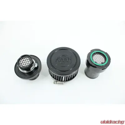 VTT Two Prong Stock Valve Cover Style Billet Crankcase Breather BMW N54 E9X | E8X | E6X 2007-2011 - VTT-CRANK-BREATHER-STK