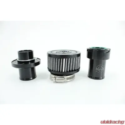 VTT Two Prong Stock Valve Cover Style Billet Crankcase Breather BMW N54 E9X | E8X | E6X 2007-2011 - VTT-CRANK-BREATHER-STK