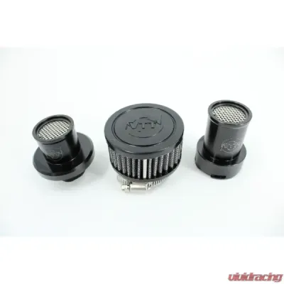 VTT Two Prong Stock Valve Cover Style Billet Crankcase Breather BMW N54 E9X | E8X | E6X 2007-2011 - VTT-CRANK-BREATHER-STK