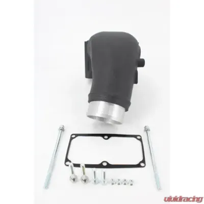 VTT 4" Max-Flow Air Intake Horn Cummins 6.7 2007-2017 - VTT-CUMMINS-67-HORN-BLK