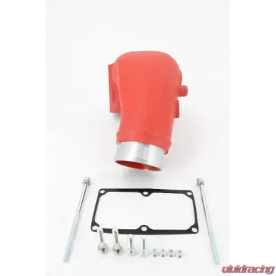 VTT 4" Max-Flow Air Intake Horn Cummins 6.7 2007-2017 - VTT-CUMMINS-67-HORN-RED