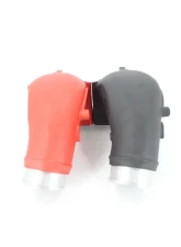 VTT 4" Max-Flow Air Intake Horn Cummins 6.7 2007-2017                                     - VTT-CUMMINS-67-HORN-RED - Image 4