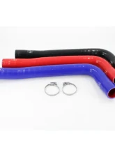 VTT 7-Ply Silicone Upper Radiator Hose Single Rad 6.7 Cummins 2010-2018                                     - VTT-CUMMINS-UPPERHOSE-BLK - Image 2