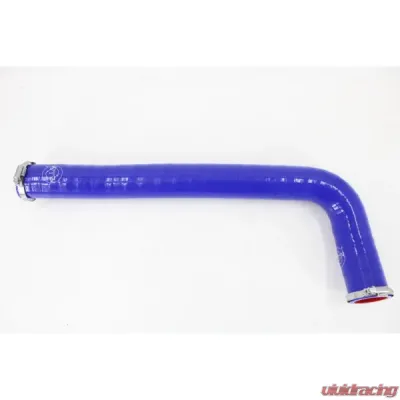 VTT 7-Ply Silicone Upper Radiator Hose Single Rad 6.7 Cummins 2010-2018 - VTT-CUMMINS-UPPERHOSE-BLUE