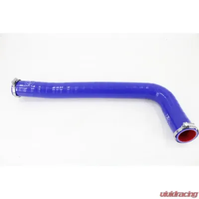 VTT 7-Ply Silicone Upper Radiator Hose Single Rad 6.7 Cummins 2010-2018 - VTT-CUMMINS-UPPERHOSE-BLUE