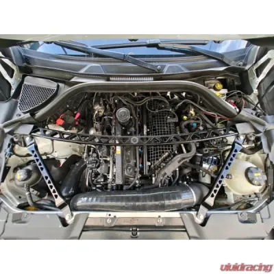 VTT Billet Aluminum Short Strut Braces BMW F9X X3M | X4M 2019-2025 - VTT-F9X-STRUT-BLK