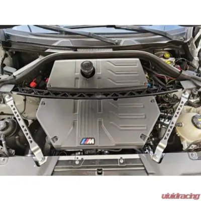 VTT Billet Aluminum Short Strut Braces BMW F9X X3M | X4M 2019-2025 - VTT-F9X-STRUT-CLEAR