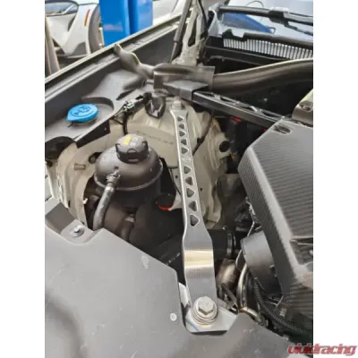 VTT Billet Aluminum Short Strut Braces BMW F9X X3M | X4M 2019-2025 - VTT-F9X-STRUT-CLEAR