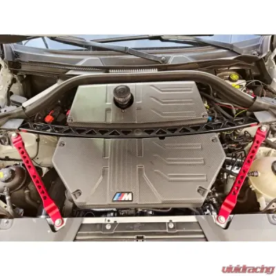 VTT Billet Aluminum Short Strut Braces BMW F9X X3M | X4M 2019-2025 - VTT-F9X-STRUT-RED