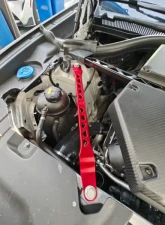 VTT Billet Aluminum Short Strut Braces BMW F9X X3M | X4M 2019-2025                                     - VTT-F9X-STRUT-RED - Image 6