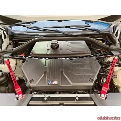 VTT Billet Aluminum Short Strut Braces BMW F9X X3M | X4M 2019-2025 - VTT-F9X-STRUT-RED