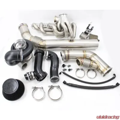 VTT Garrett GXR 45-73 & V-Band 1.15AR B58 Factory Control EWG Top Mount Single Turbo Kit - VTT-FAB-B58-SINGLE-GXR-4573-115