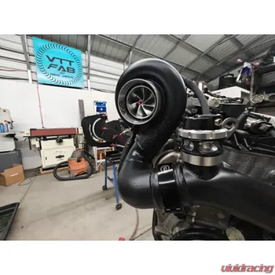 VTT Garrett GXR 45-73 & V-Band 1.15AR B58 Factory Control EWG Top Mount Single Turbo Kit - VTT-FAB-B58-SINGLE-GXR-4573-115